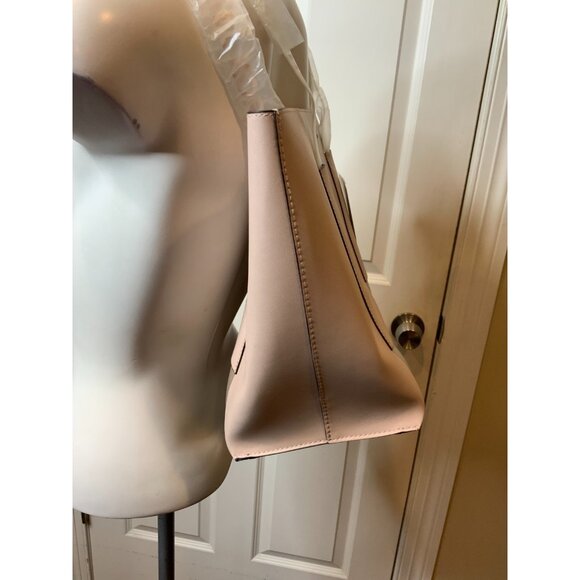 Michael Kors Blush Pink Leather Double Handle Tote Bag Purse New! - Picture 4 of 10